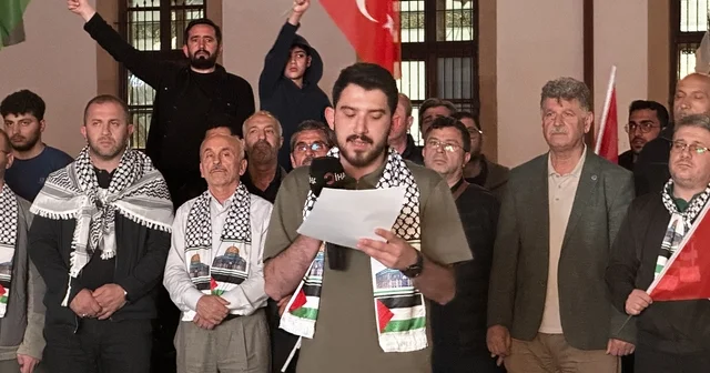 Küresel Sumud Filosu na yapılan saldırıya karşı Sakaryalılar tek yürek oldu Sakarya Haberleri