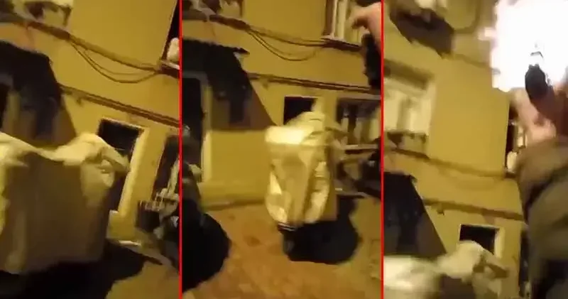 Kağıthane de iş insanının kayınvalidesinin evine silahlı saldırıda yeni görüntüler; son anda kurtuldu