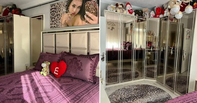 Yeni gelinin yatak odası dekorasyonu kullanıcıları ikiye böldü