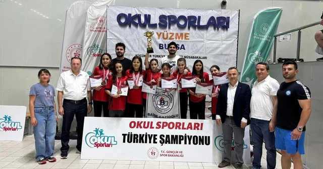Bursa da ortaokul öğrencilerinden Türkiye şampiyonluğu Bursa Haberleri