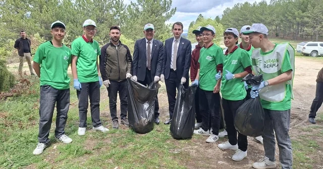 Hisarcık ta orman yangınlarının önlenmesine yönelik Orman Benim etkinliği Kütahya Haberleri
