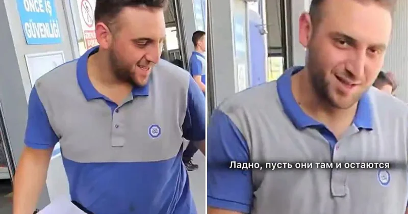 TÜVTÜRK personeliyle dalga geçmek isteyen Rus kadın, ters köşe oldu