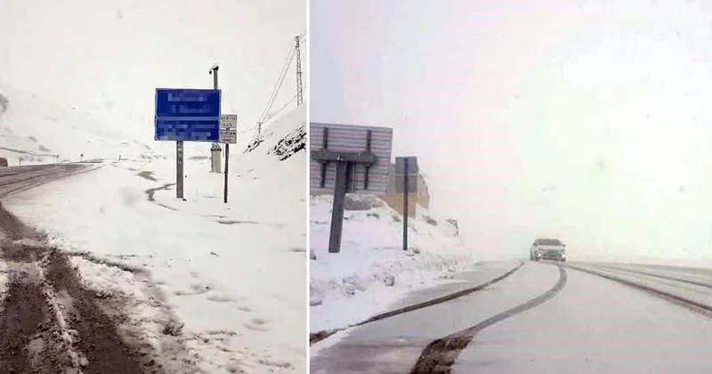 Burası ne Kars ne de Muş! Mayıs ortasında lapa lapa kar yağdı
