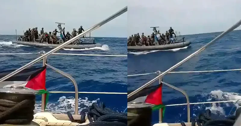 Son dakika İsrail, Akdeniz de Sumud Filosu na saldırdı