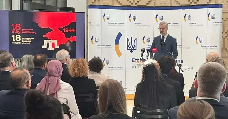 Kırım Tatar sürgünü, Ukrayna Büyükelçiliği nde anıldı