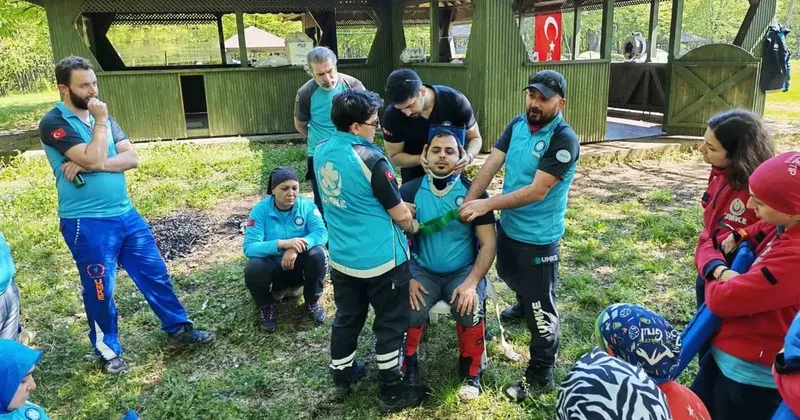 UMKE ekibi medikal kurtarma ve saha tatbikatı yaptı