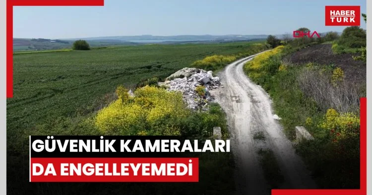 Güvenlik kameraları da engelleyemedi