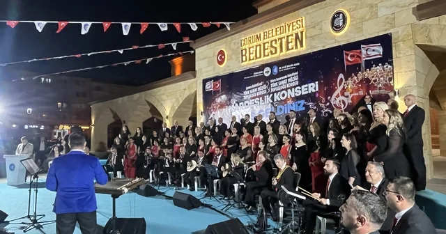 Kardeşliğin ezgileri Çorum da yankılandı Çorum Haberleri Habertürk Yerel Haberler