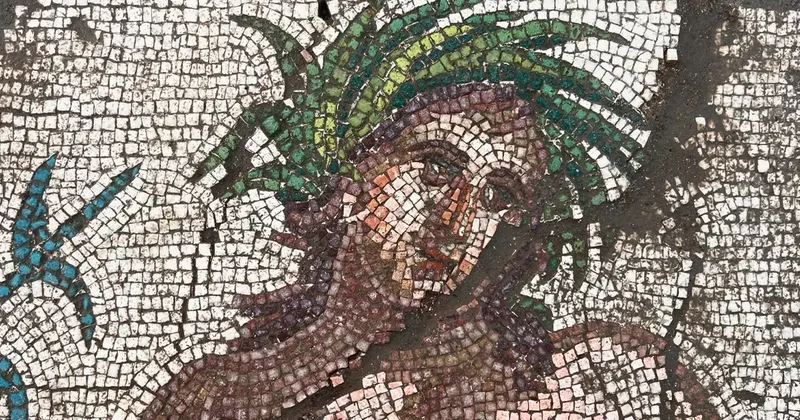 Bakan Ersoy müjdeyi verdi: M.S. 3. Yüzyıla ait nadir mozaik ortaya çıkarıldı