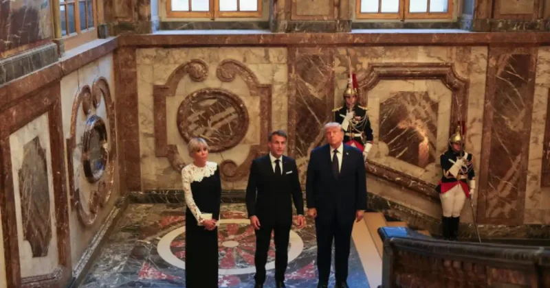 Trump ın şakası dünya gündeminde: Gözünü Versay altınlarına dikti
