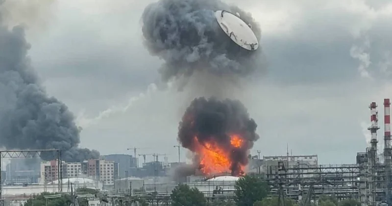 Görenler silo kapağını UFO sandı: Ukrayna nın intikamı Moskova yı yaktı Sözcü Gazetesi