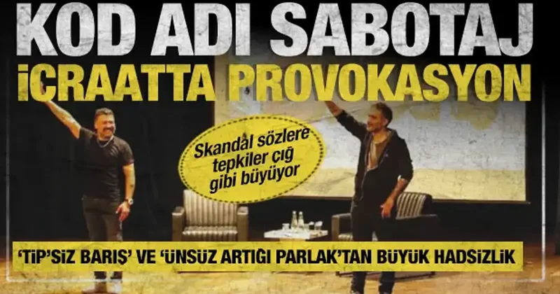 TİP’li Barış Atay ve oyuncu Bülent Parlak milli ve manevi değerleri utanmadan aşağıladı