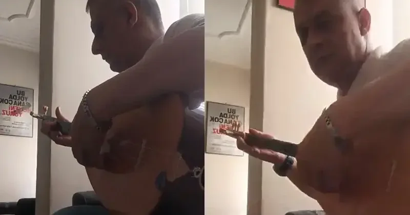 Boşanmayı davul zurna ile kutlayan kadının eski eşi de bağlama çaldı
