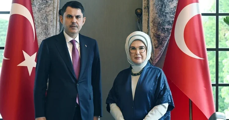 Bakan Kurum, Emine Erdoğan ile çevre projeleri ve COP31 hazırlıklarını görüştü