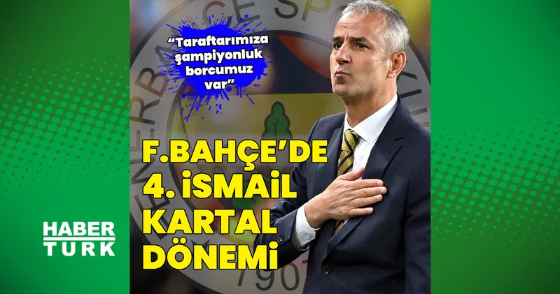 Son dakika: Fenerbahçe teknik direktörlük görevine İsmail Kartal ı getirdi!
