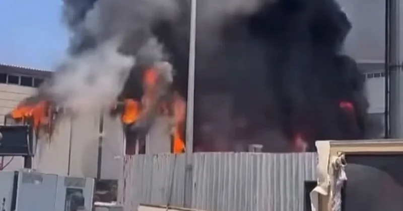 Gaziantep’te korkutan iş yeri yangını