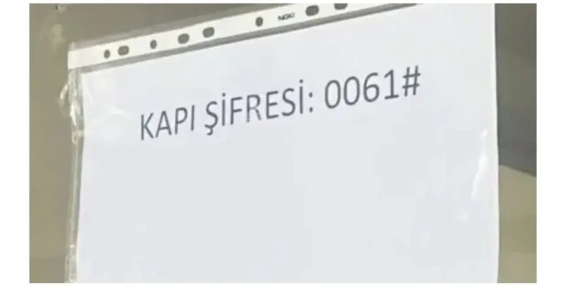 Kargon merkeze dönsün, apartman şifresi özeldir! Tüm mahalleyle paylaşmak çok risklidir