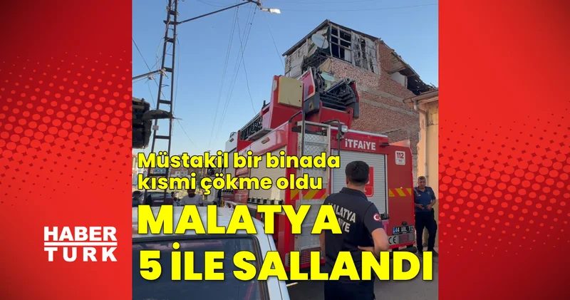 DEPREM! SON DAKİKA HABERİ: Malatya da 5 büyüklüğünde deprem Son dakika deprem haberi Son dakika haberleri