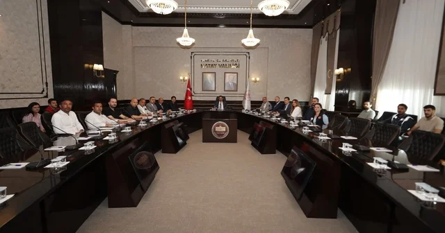 Vali Masatlı başkanlığında Antakya tarihi kent merkezi toplantısı gerçekleştirildi Hatay Haberleri Habertürk Yerel Haberler