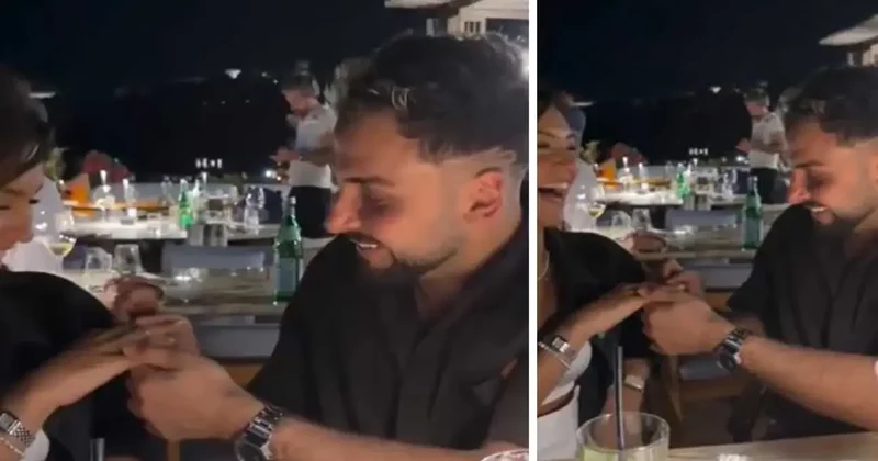 Sefo dan ünlü oyuncuya sürpriz evlilik teklifi: Romantik paylaşıma beğeni yağdı