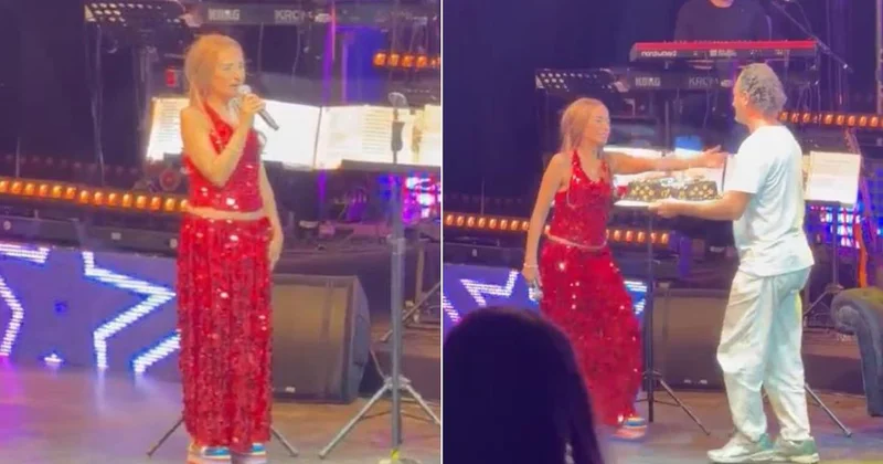 Yıldız Tilbe den sahnede şok eden doğum günü çıkışı... Biten bir ömrün neyini kutlayacağım