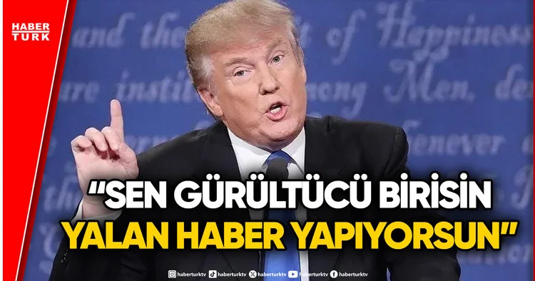 Trump tan CNN Muhabirine Sert Tepki: Sessiz Ol, Yalan Haber Yapıyorsun!