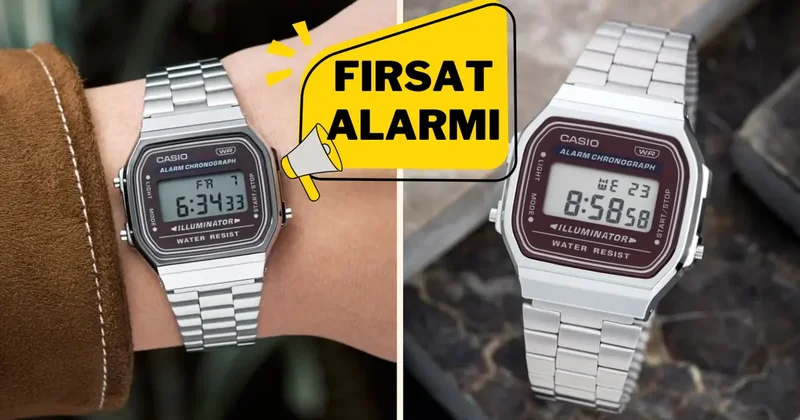 İkonik tasarım üstün konfor: Casio saat indirime girdi
