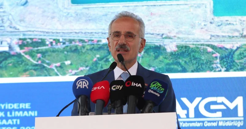 Balan Uraloğlu: İyidere Lojistik Limanı yüzde 82 fiziki gerçekleşme seviyesine ulaştı