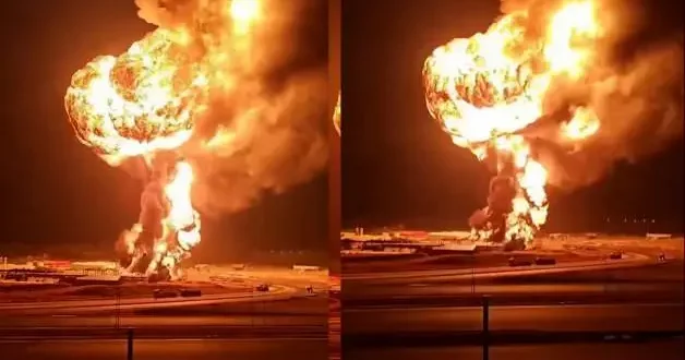 Irak ta bir yakıt tesisinde çıkan yangında 30 kişi yaralandı