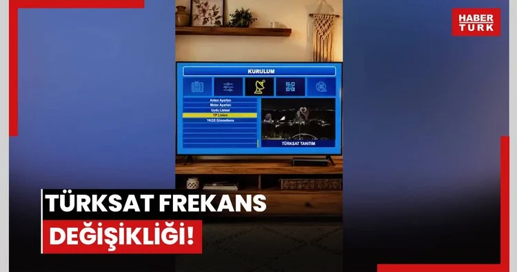 TÜRKSAT frekans değişikliği!