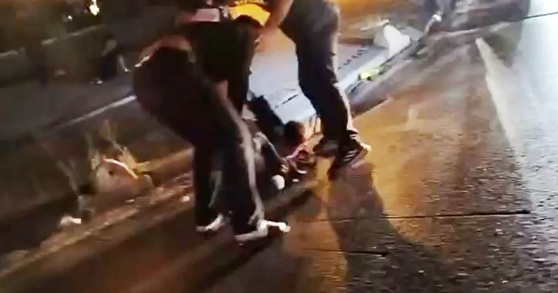 Gözleri dönmüş saldırganlar durmak bilmedi! Acımasızca saldırdılar