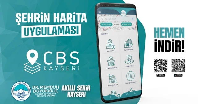 Kayseri Büyükşehir den akıllı şehircilikte güçlü dijital hamle: CBS Kayseri Mobil Uygulaması Kayseri Haberleri Habertürk Yerel Haberler