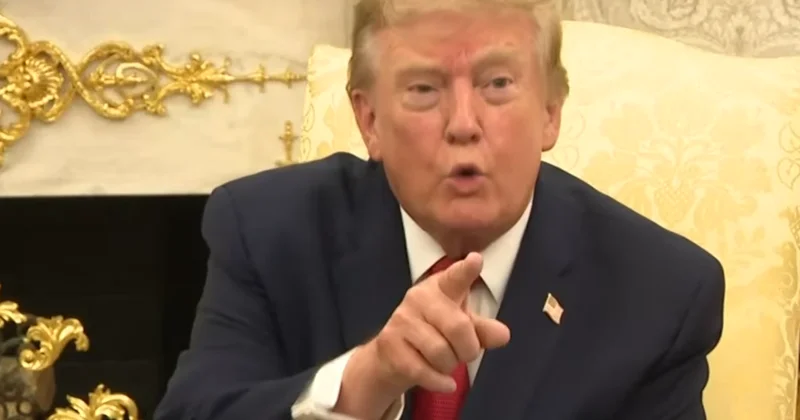 Gazetecinin sorduğu soru Trump u çileden çıkardı: Sessiz ol Sözcü Gazetesi