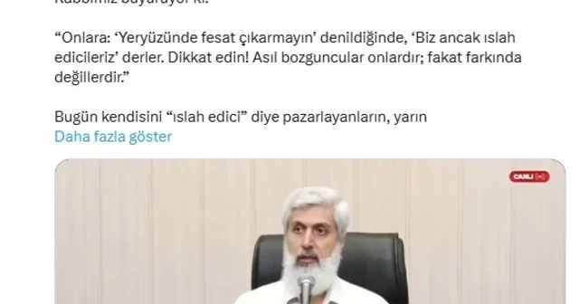 Cumhurbaşkanı Başdanışmanı Saral dan Kuytul a tepki: Senin de suyun yeterince ısındı Kuytul Adana Haberleri Habertürk Yerel Haberler