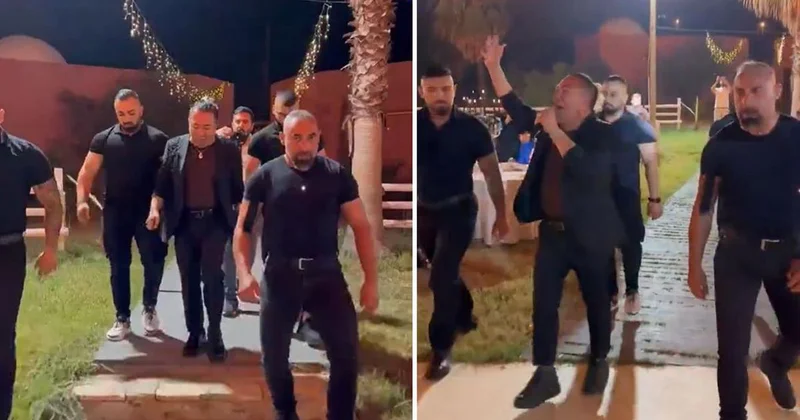 Murat Övüç ün 4 korumayla sahneye çıktığı görüntü tartışma yarattı