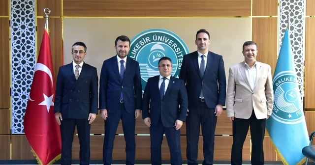 BİK Genel Müdürü Abdulkadir Çay dan Rektör Oğurlu ya ziyaret Balıkesir Haberleri Habertürk Yerel Haberler