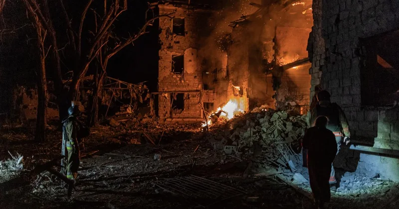 Ukrayna: Peçenig kasabasına düzenlenen hava saldırısında en az 10 kişi hayatını kaybetti