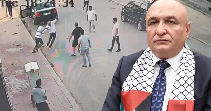 Peş peşe bıçak darbeleri! Milletvekili Melih Meriç e saldırı anı kamerada Sözcü Gazetesi