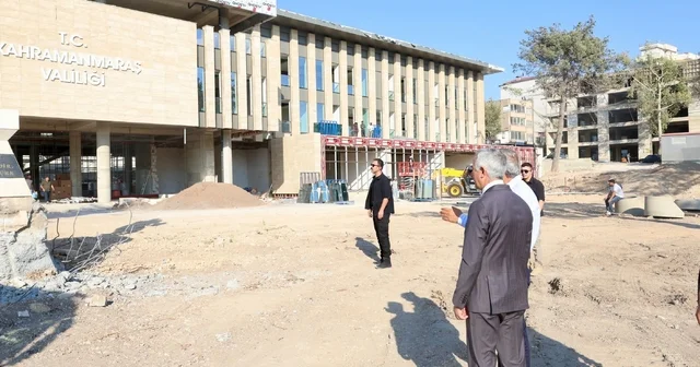 Vali Ünlüer, yeni hükümet konağı inşaatını inceledi Kahramanmaraş Haberleri Habertürk Yerel Haberler