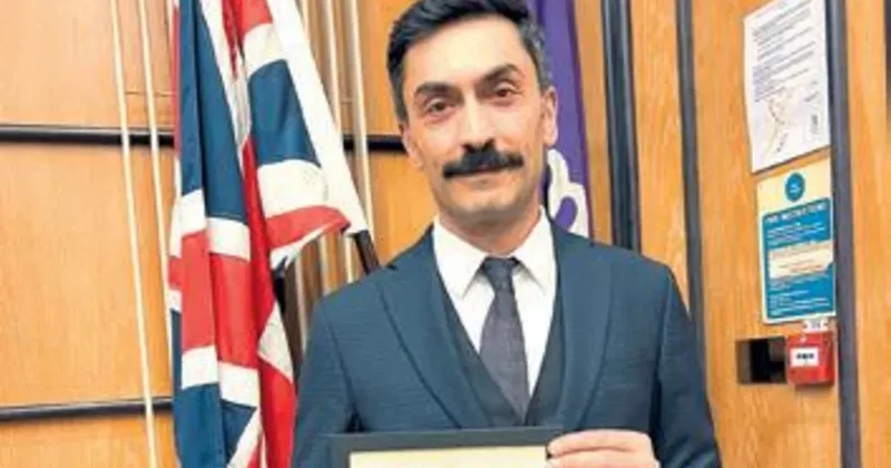 Küçük kızı kurtaran Türk e kahraman ödülü