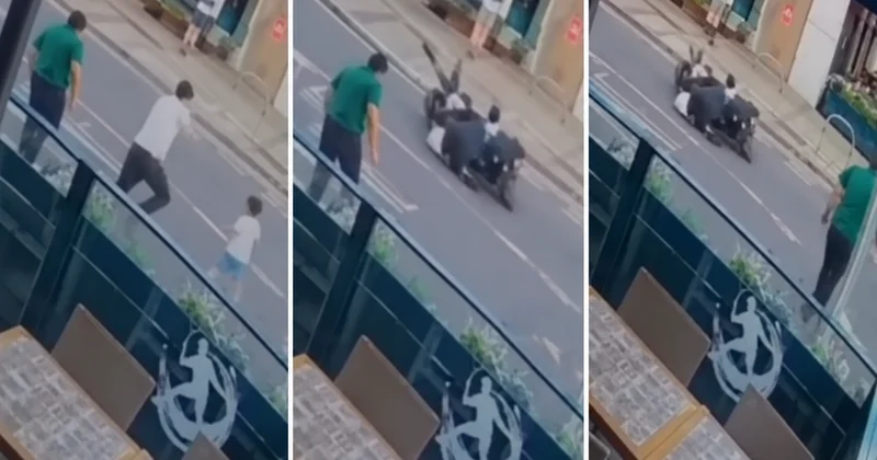 İngiltere’de Türk restoran müdürüne kahramanlık ödülü! Çocuğu kurtarmak için motosikletin önüne atladı