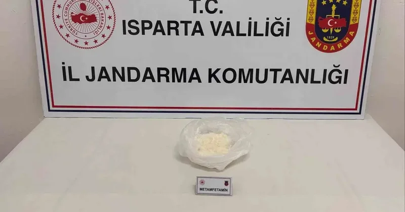 Isparta’da 300 gram metamfetamin ele geçirildi