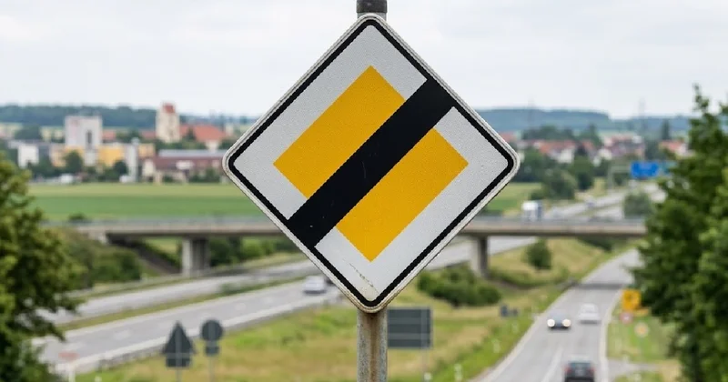 Trafikte çoğu sürücünü anlamını bilmediği sarı trafik tabelası: İşte anlamı Sözcü Gazetesi