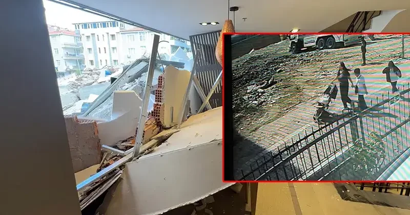 Avcılar’da kontrollü yıkım sırasında bina çöktü; yoldan geçenler son anda kurtuldu
