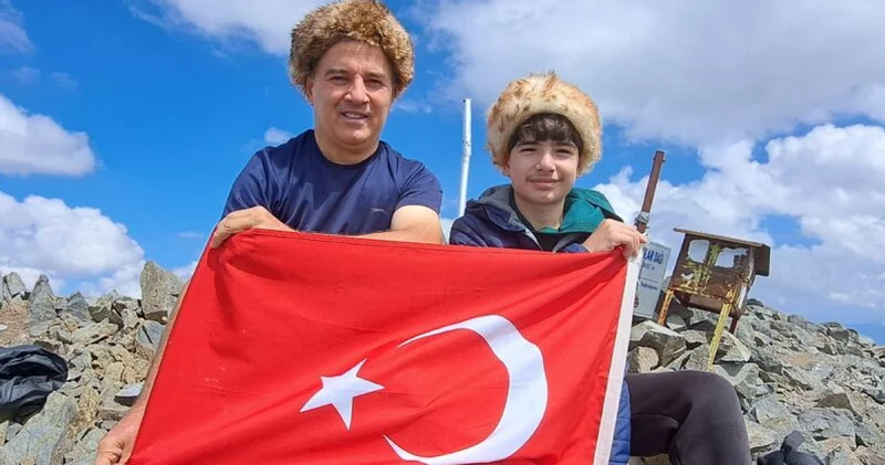 12’sinde Kaçkar Dağı’nın zirvesine 3’üncü kez tırmandı