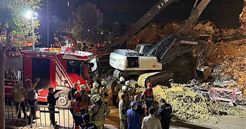 İstanbul da bina çöktü! Kentsel dönüşümde korku dolu anlar