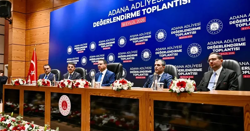 Adalet Bakanı Gürlek, Adana Adliyesi nde hakim ve savcılarla bir araya geldi