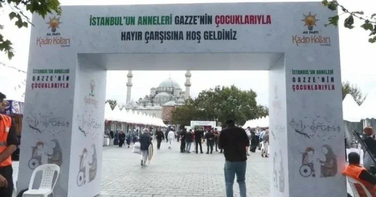 İstanbul’un Anneleri , Gazze’deki çocuklar için kermeste buluştu