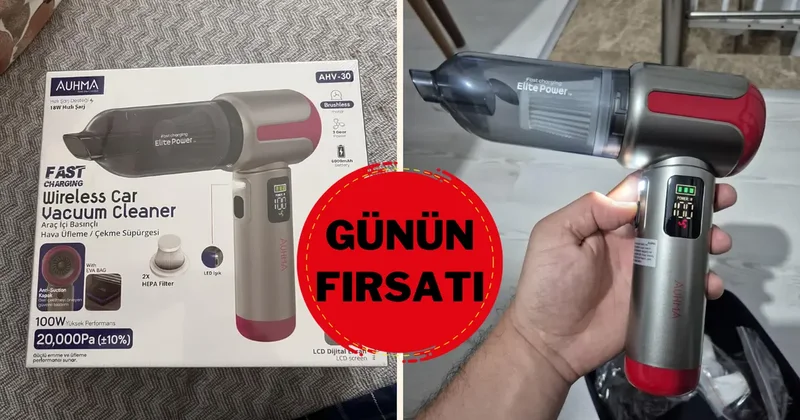 Üfleme ve vakumlama birlikte: Robeve 2’si 1 arada süpürge indirimde