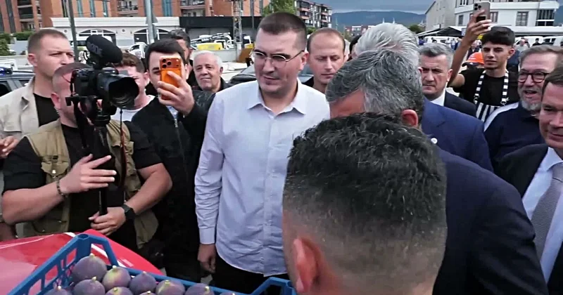 Bursa da incir üreticileri Özgür Özel e mazotun ÖTV siz ve KDV siz olacağı sözünü aldı